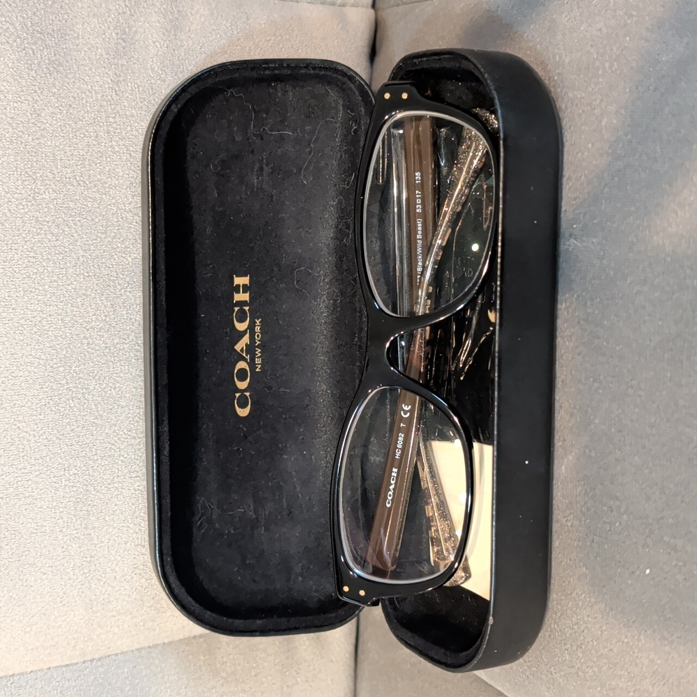 Coach Women's Black Glasses